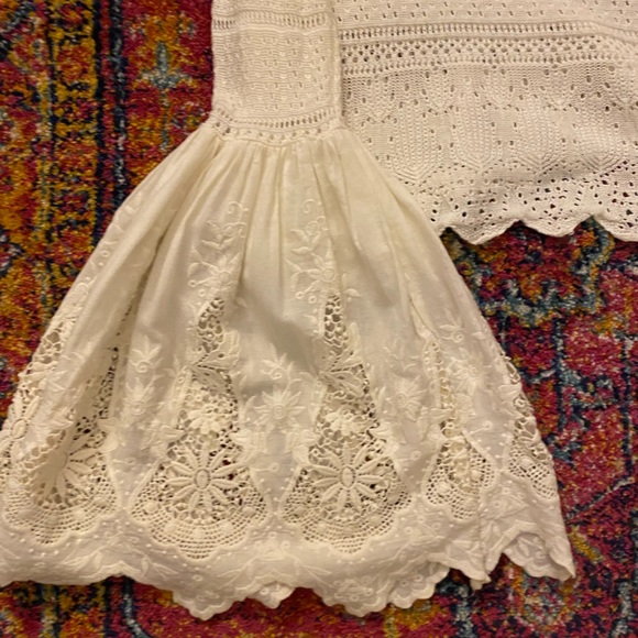 Free People Lace Bell Sleeve Crochet Top - Picture 2 of 3